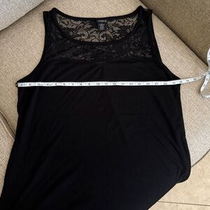 Torrid Elegant Black Lace Chemise